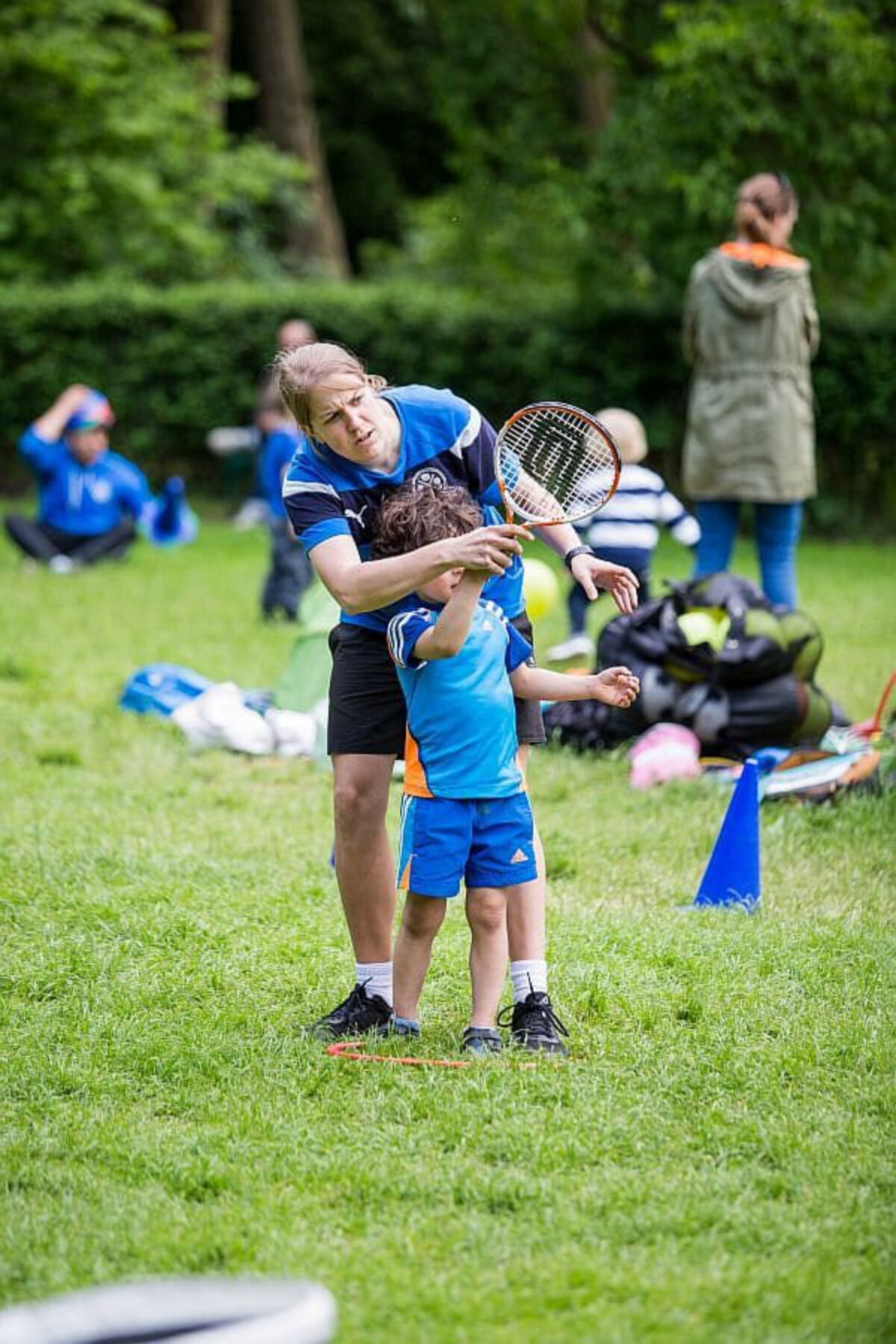 Tennis üben